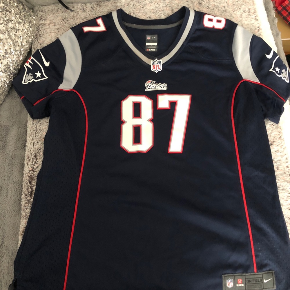 Official on field Gronkowski Jersey